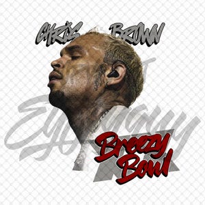 Chris Brown Breezy Bowl XX Tour 2025 TShirt PNG Design, Bootleg Tee, Instant Download And Ready To Print, File Download