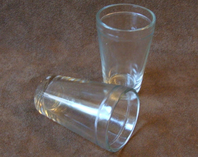 Capstan Glass Packer Glasses Large Shot Glasses 1920's Vintage Etsy