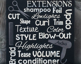 Hair salon sign | Etsy