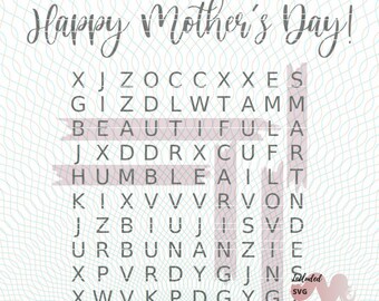 Download Mothers Day Word Art Etsy