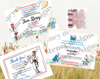 Dr Seuss Thank You | Etsy