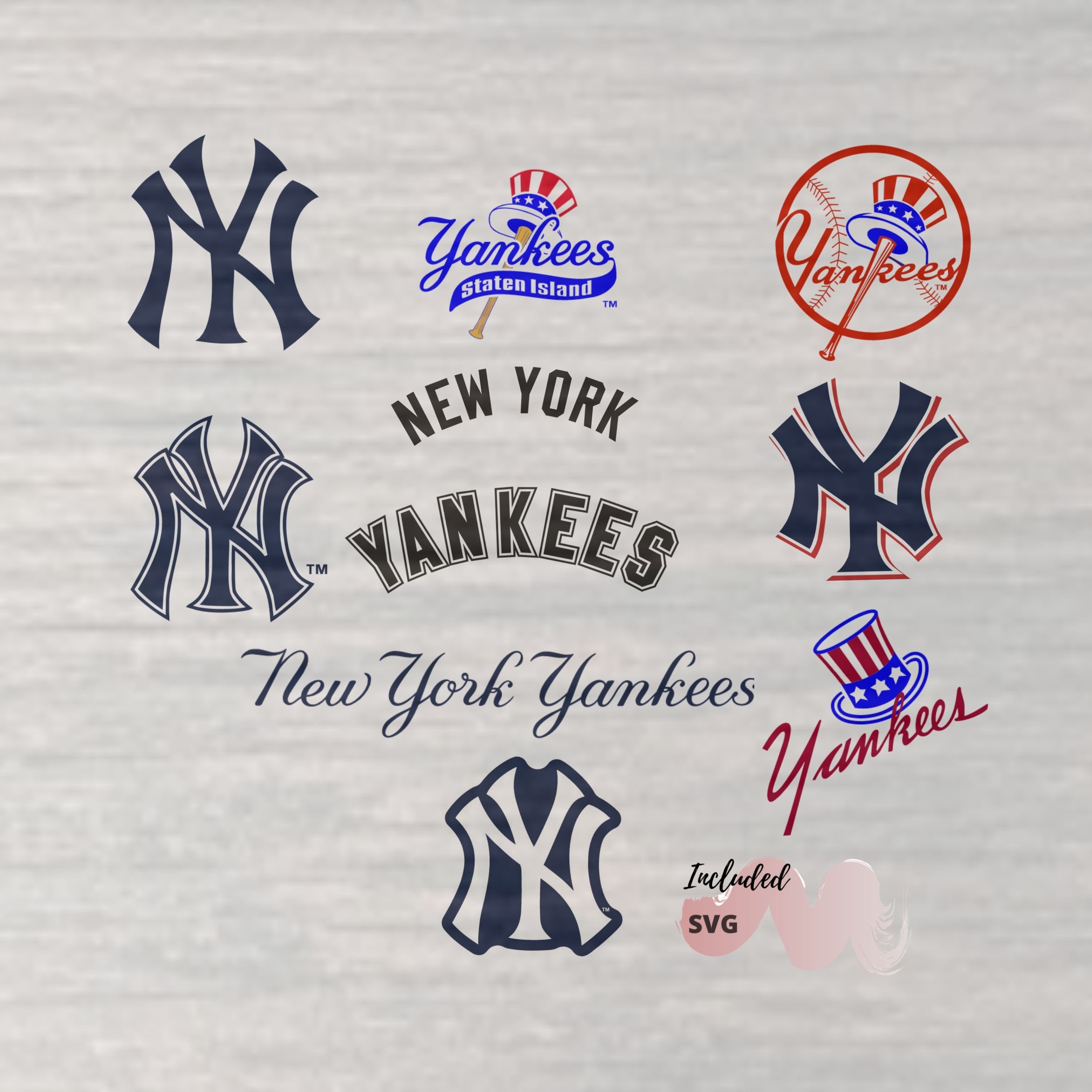 Yankees NY SVG 10 pk INSTANT Download