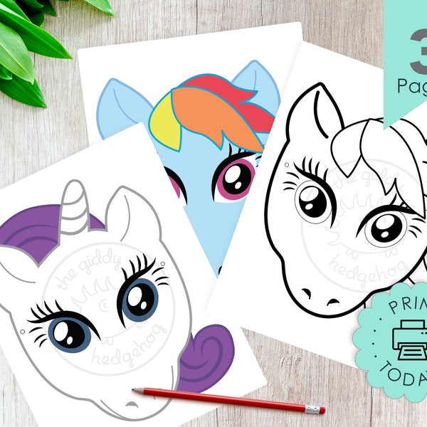 My Little Pony Mask - Etsy