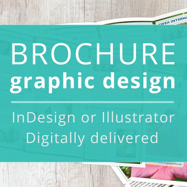 Brochure Graphic Design  –  I will design a professional brochure in Illustrator or InDesign, delivered as PDF, Graphic Artist Graphics Help