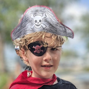 DIY Printable Pirate Hat Halloween Costume Masquerade Pirate Birthday Pirates Coloring Page Craft Template Party Favor Photo Prop Download
