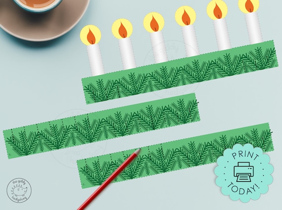 Hoteam St. Lucia Krone Mit LED Kerzen - Weihnachtlicher Kopfschmuck Für Festlichkeiten