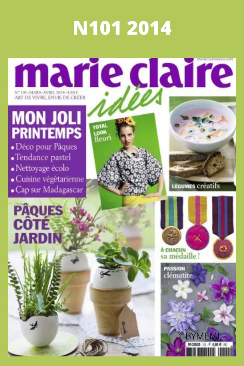 Marie Claire Ideas Idees French DIY Magazine 8 Issues image 4