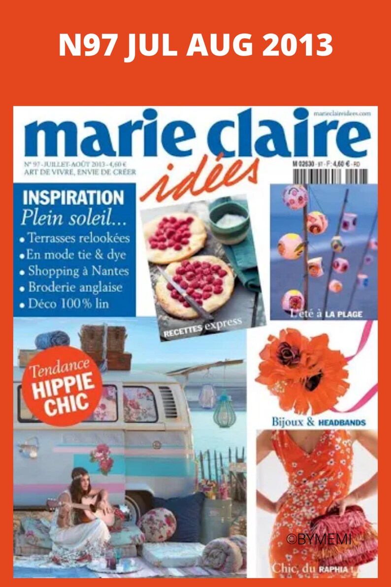 Marie Claire Ideas Idees French DIY Magazine 8 Issues image 8