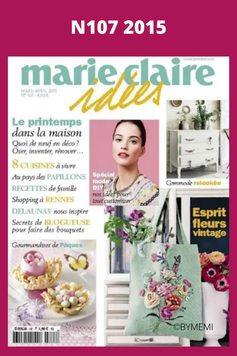 Marie Claire Ideas Idees French DIY Magazine 8 Issues image 6