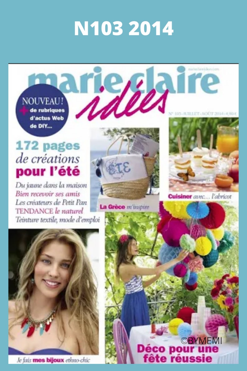 Marie Claire Ideas Idees French DIY Magazine 8 Issues image 9