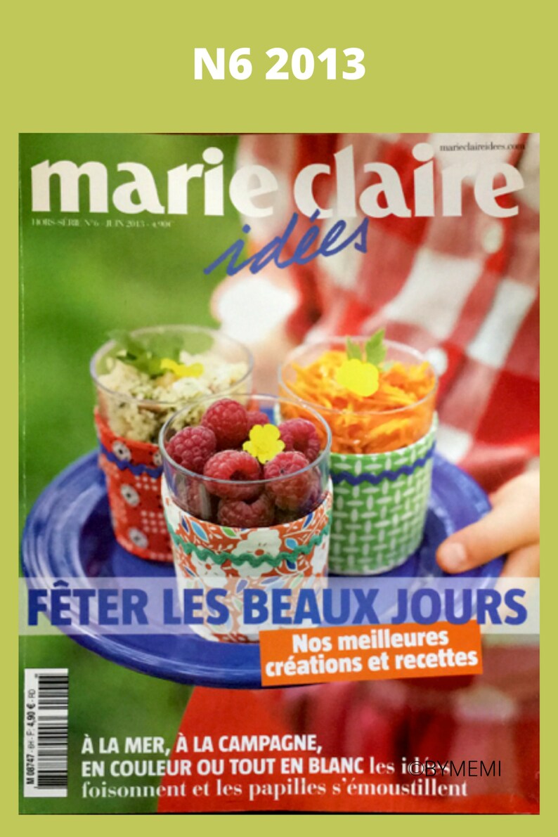 Marie Claire Ideas Idees French DIY Magazine 8 Issues image 2