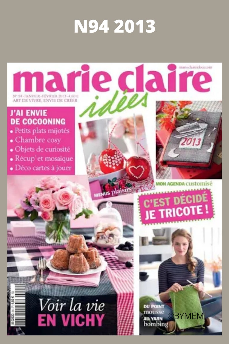 Marie Claire Ideas Idees French DIY Magazine 8 Issues image 7