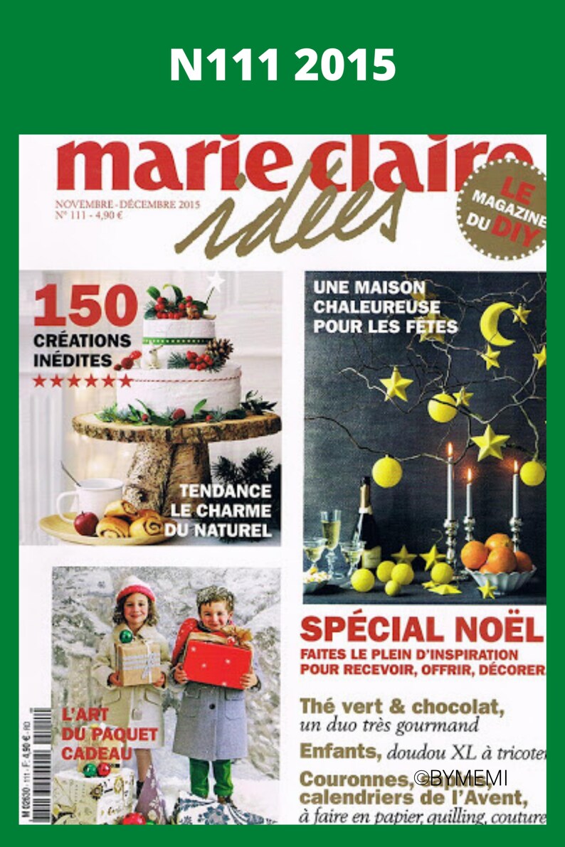 Marie Claire Ideas Idees French DIY Magazine 8 Issues image 5