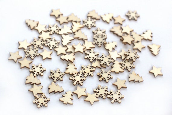 3D Ornament Snowflake 2 Pieces Laser Cut Out Unfinished ORN119 3D Ornament Snowflake 2 Pieces Laser Cut Out Unfinished ORN119