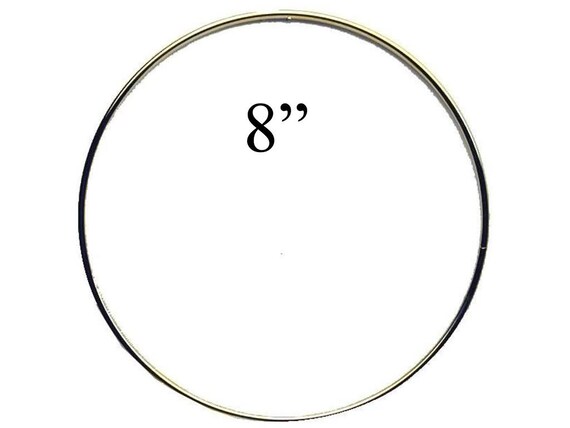 gold macrame hoop