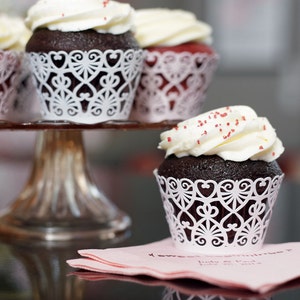 Emballages de cupcakes en papier Paquet de 12 image 1