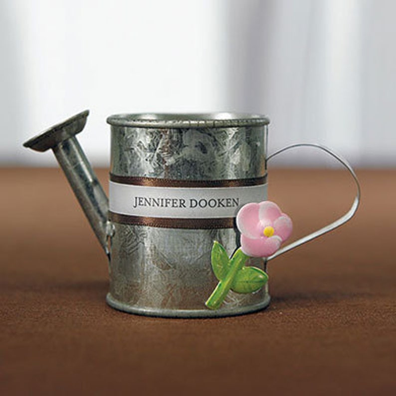 Miniature Watering Can Galvanized Metal 12 Pieces Etsy
