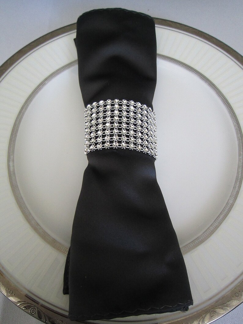 SOLD IN MULTIPLES of 20 Napkin Rings Silver Napkin Rings Etsy