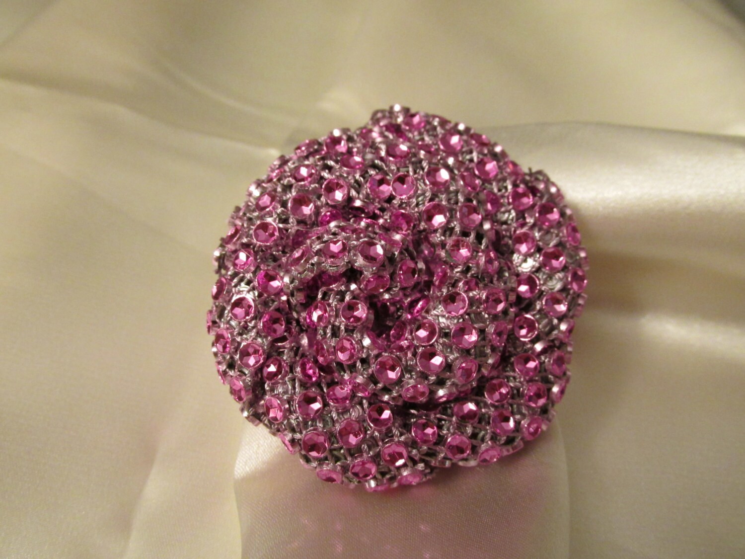 10 Bling Rhinestone Flowers 3 COLOR YOUR CHOICE Etsy