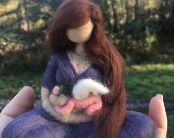 Made to Order Needle Felted Infant Child Loss Pregnacy Loss Gift