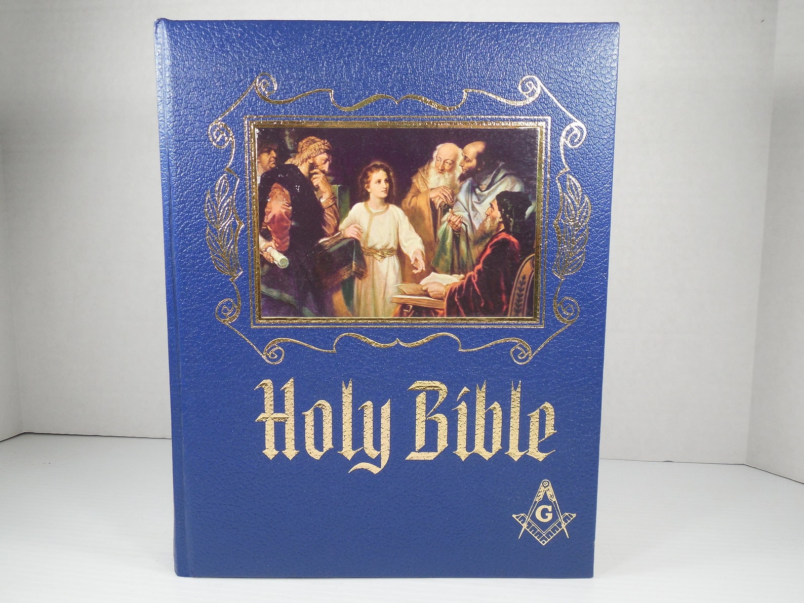 Vintage Large Freemasonry Masonic Holy Bible Master Reference Etsy