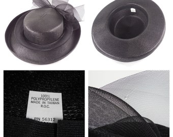 VANNI Black Sheer Bow Hat Vanni occhiali frame - Gem main image 3