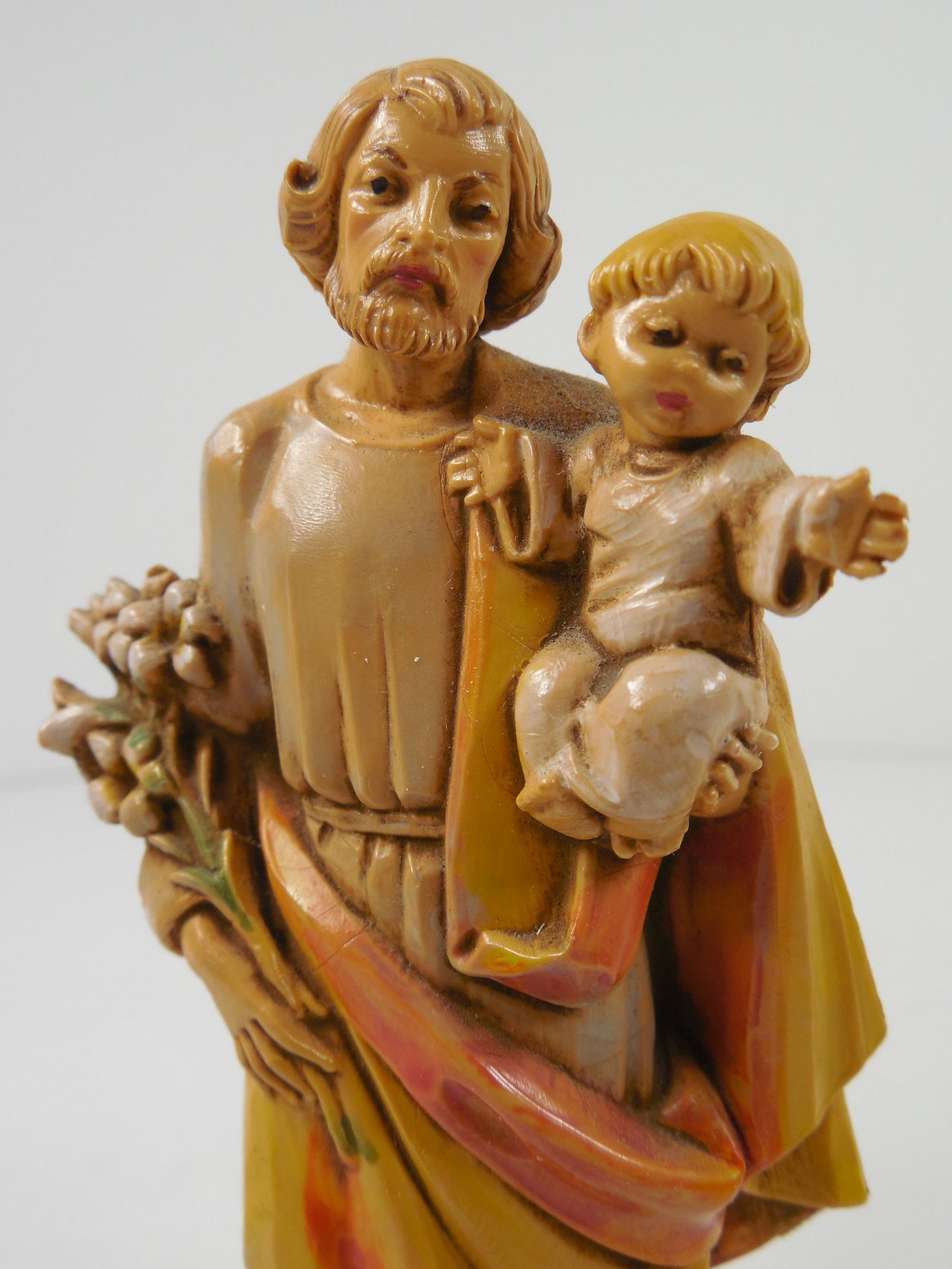 Simonelli 1984 Italy Italian Religious Figurines Statues Saint Etsy