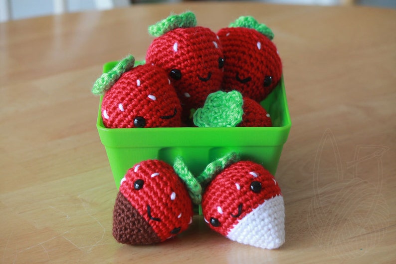 Strawberry regular Keychain Etsy