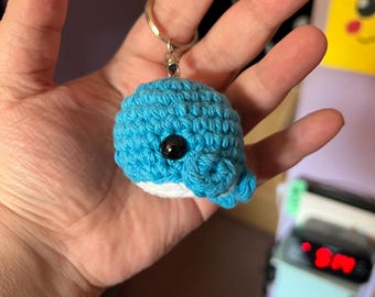 Llaveros Mini Ballena Amigurumi