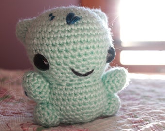 Bulbasaur Amigurumi de ganchillo