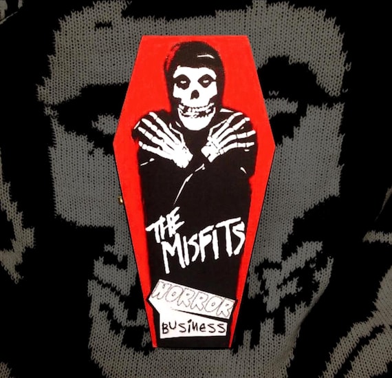 Misfits Blood Spatter Coffin Box - Jewelry Smoke Stash Crimson