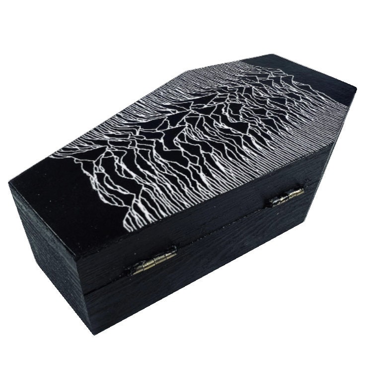 Joy Division - Unknown Pleasures - Wood Coffin Keepsake