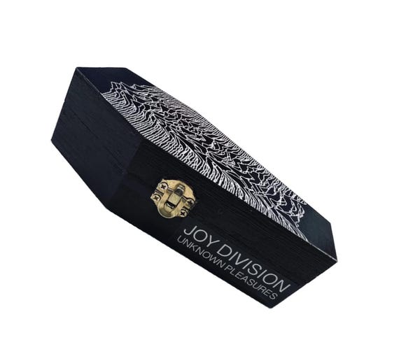 Joy Division Unknown Pleasures Coffin Box – Goth Bat Cave Stash
