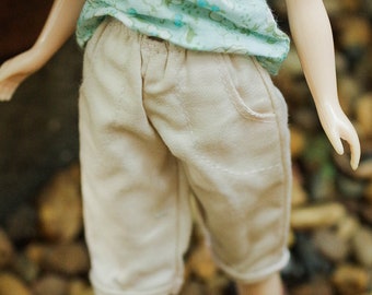 Blythe/AzoneS/M - Fold Hem Baggy Pants