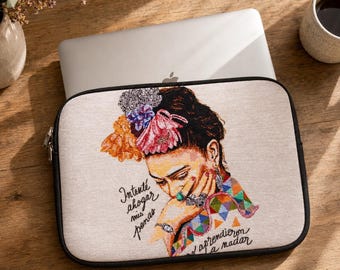 Gobelin inspirierte Gobelin Laptoptasche, Gepolsterte Tablet-Hülle (13 Zoll)