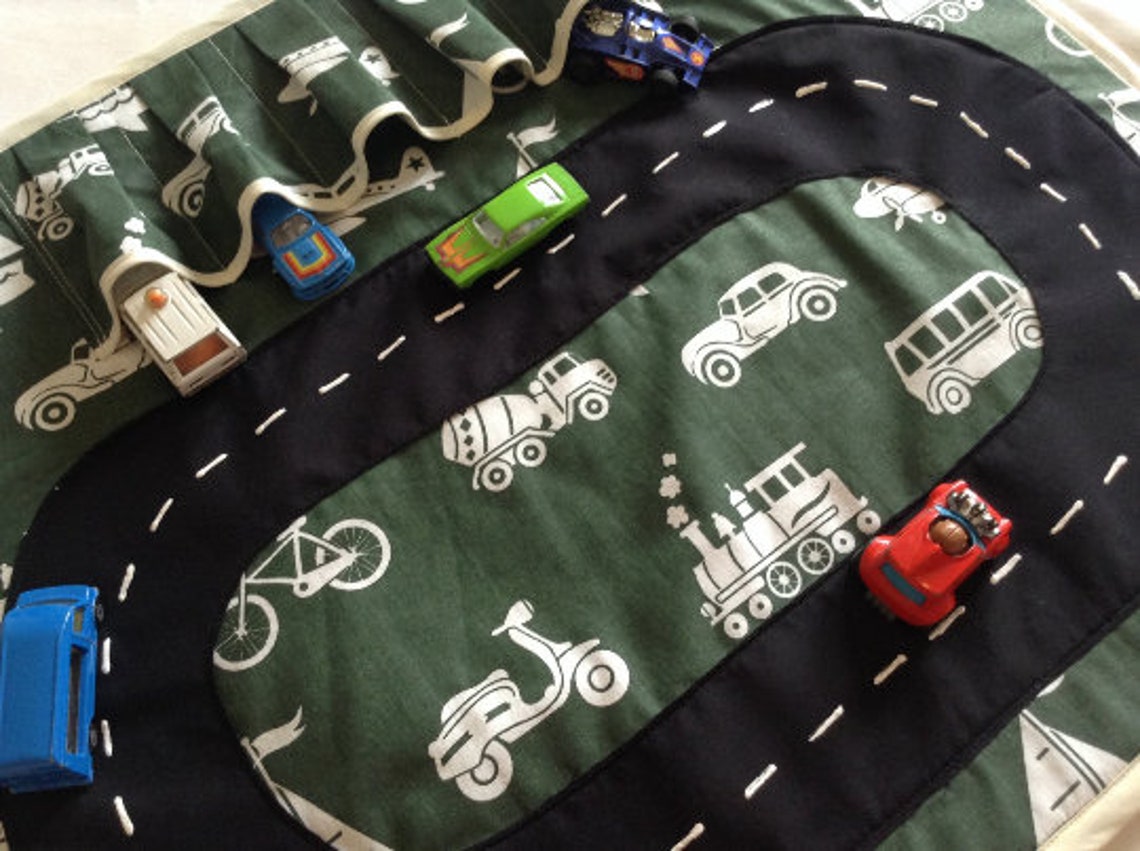 Very Easy Sewing Pattern Car Play Mat Quick Pattern Roll up Etsy Canada