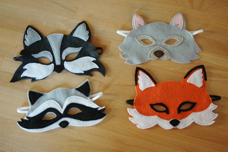 Fox Mask and Tail Set, Halloween costume, Children's costume image 3