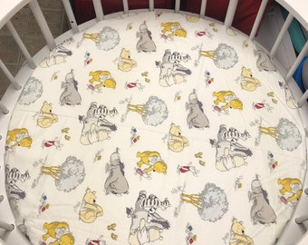 Round Crib Sheet Etsy