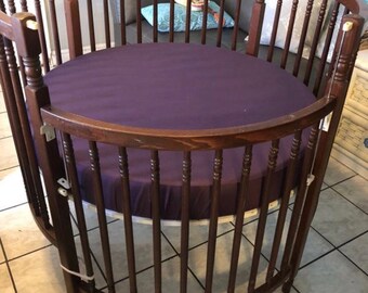 Round Crib Sheet Etsy