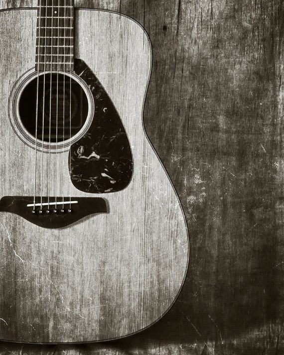 Guitar Photography Fine Art Print Musical Instrument Music Etsy