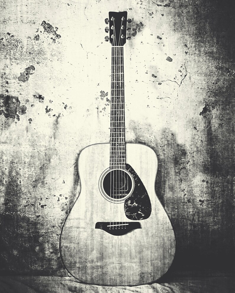 Guitar Photography Fine Art Print Musical Instrument Music Etsy