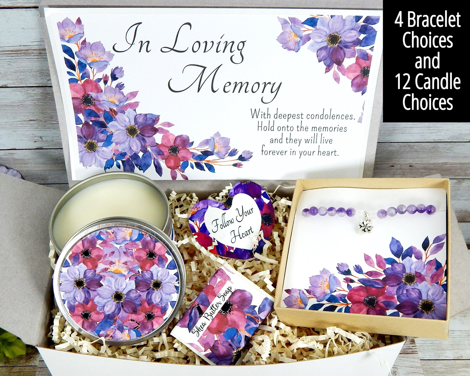 In Memory Gift Basket Sympathy Gift to Send Memoriam Gift Etsy