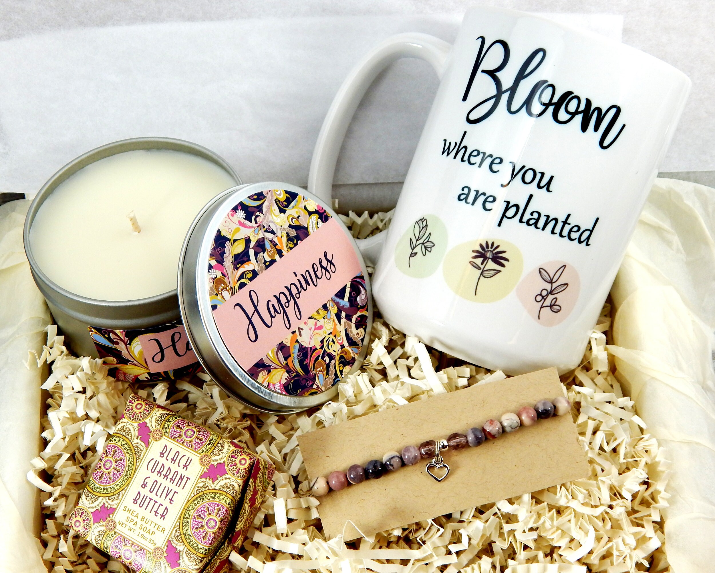 Encouragement Gift Box Happiness Gift Basket SelfCare Etsy