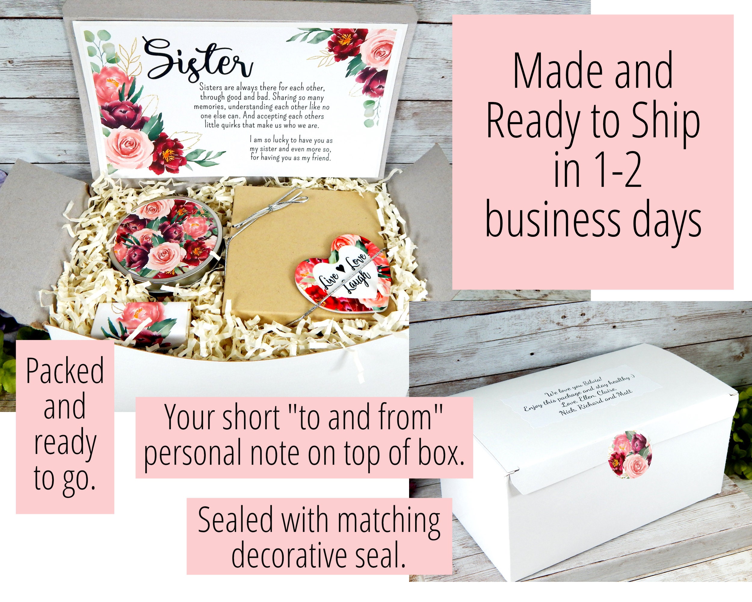 Gift for Sister With Meaningful Message Care Package for Etsy