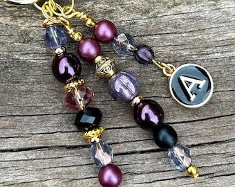 Personalized Initial Purse Charm: Artisan Handbag Accessory