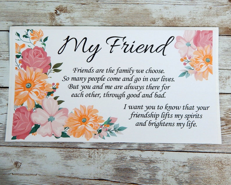 Friendship Gift Basket to Send Birthday Gift for Friend Etsy