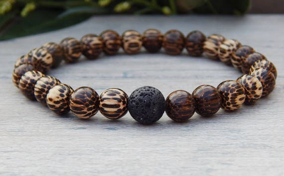 Mens bracelet wood