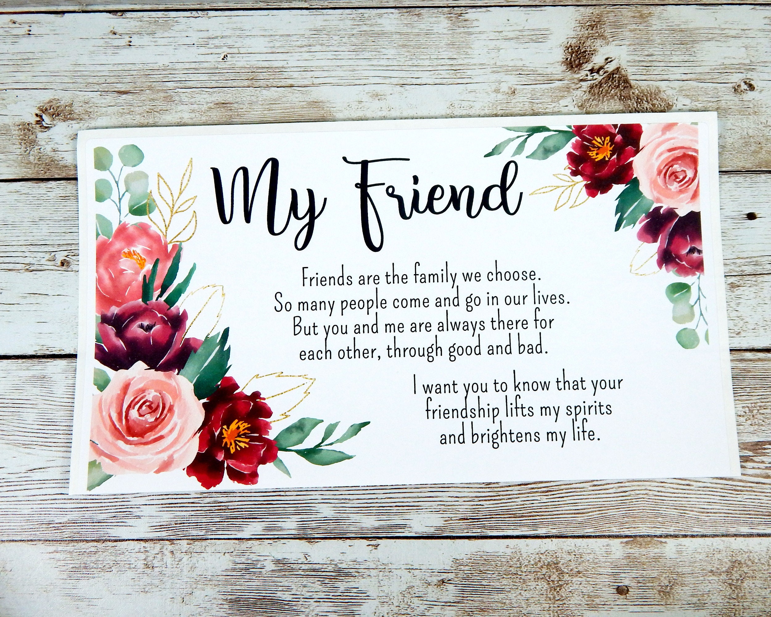 Gifts to Send to Best Friend Friendship Gift Basket for Etsy