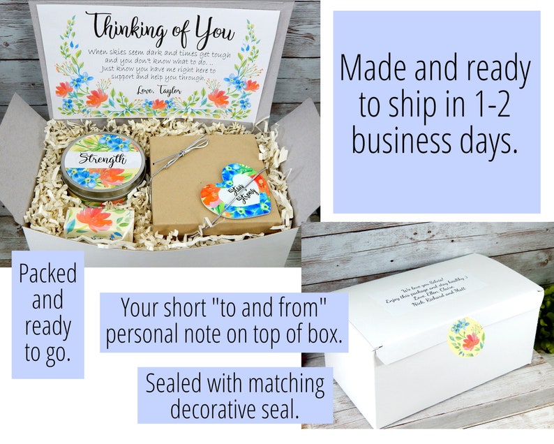 Thinking of You Care Package Hard Times Gift For Friend Etsy