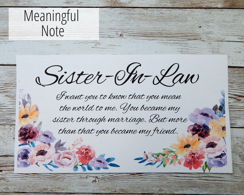 Sisterinlaw Gift Basket Sister in Law Gift Box Sister in Etsy